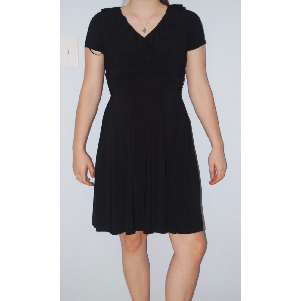Eliza J Petite Little Black Dress